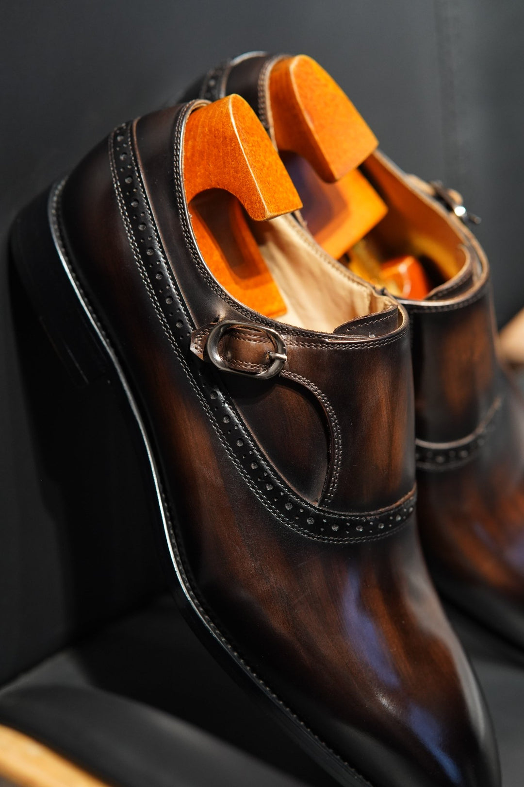 Single Monk Luxury Shoes