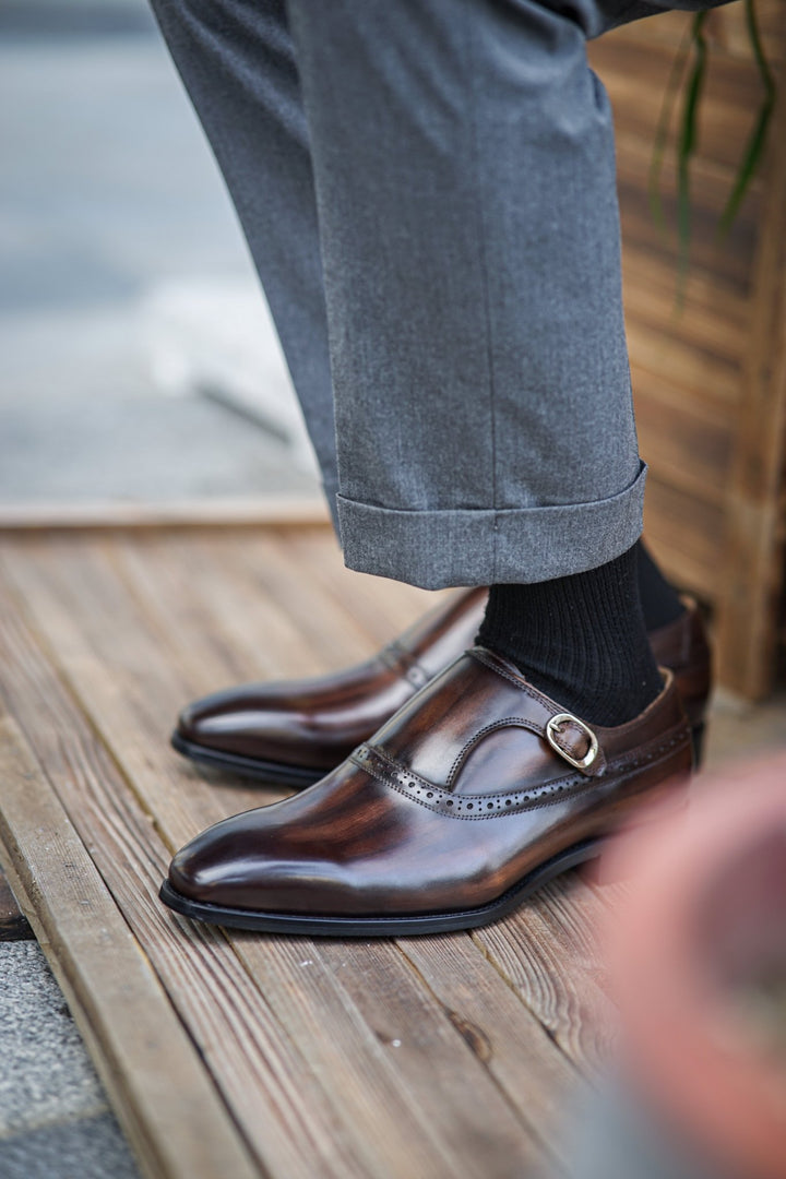 Single Monk Luxury Shoes