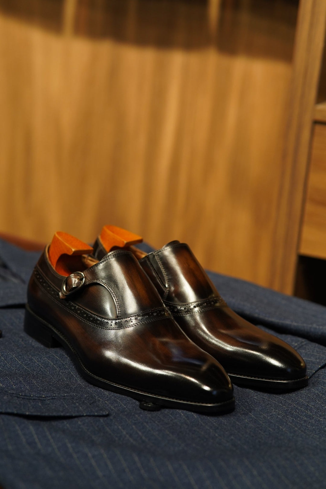 Single Monk Luxury Shoes