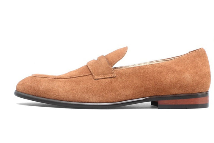 Suede Penny Loafers