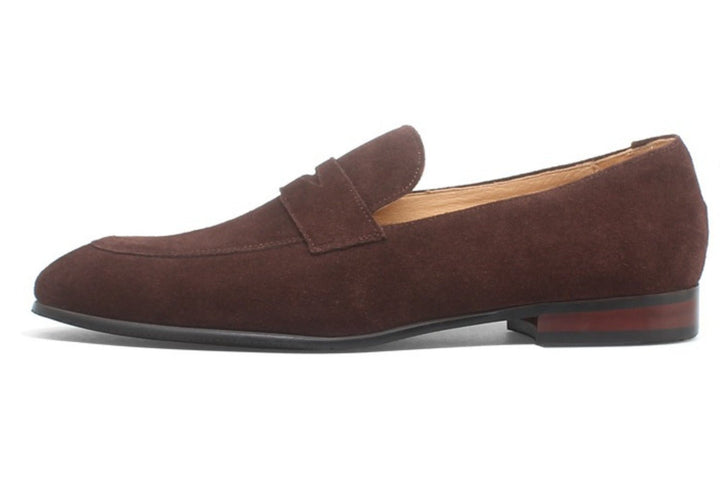 Suede Penny Loafers