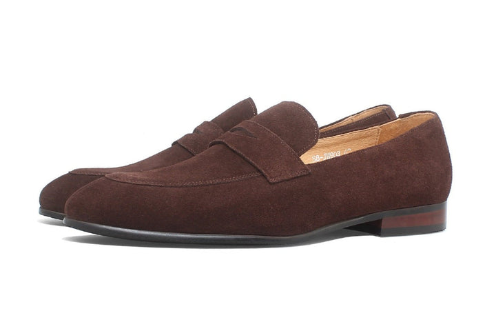 Suede Penny Loafers