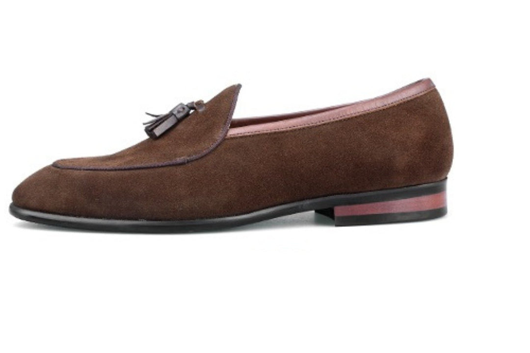 Suede Tassel Loafers