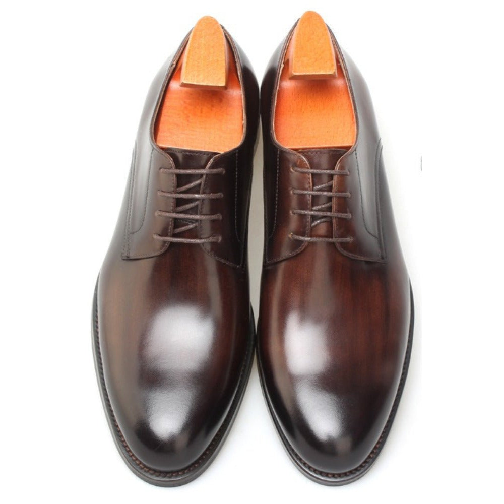 Wholecut Derby Leather Shoes