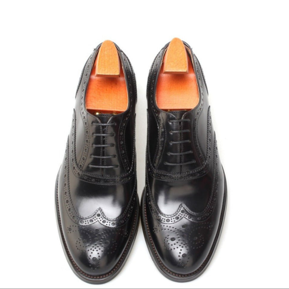 Wingtip Perforated Oxford Shoes