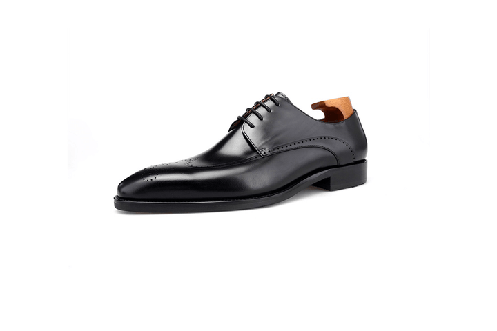 Wingtips Derby Leather Shoes