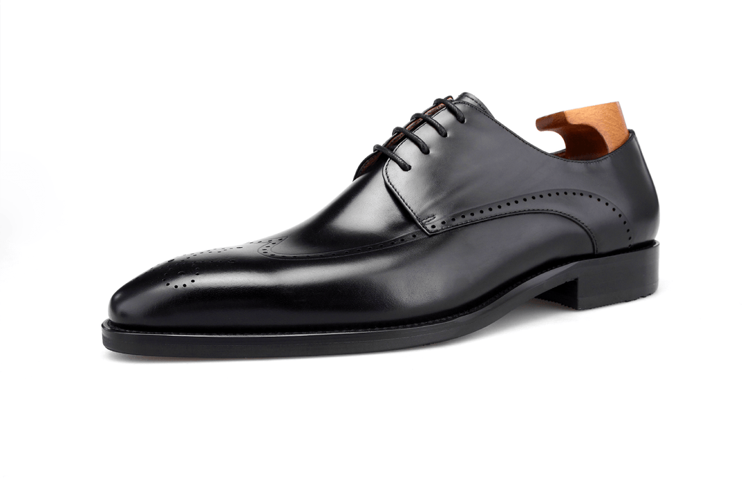 Wingtips Derby Leather Shoes