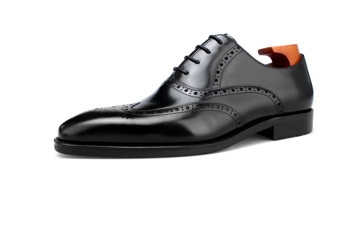 Wingtips Full Brogue Leather Shoes