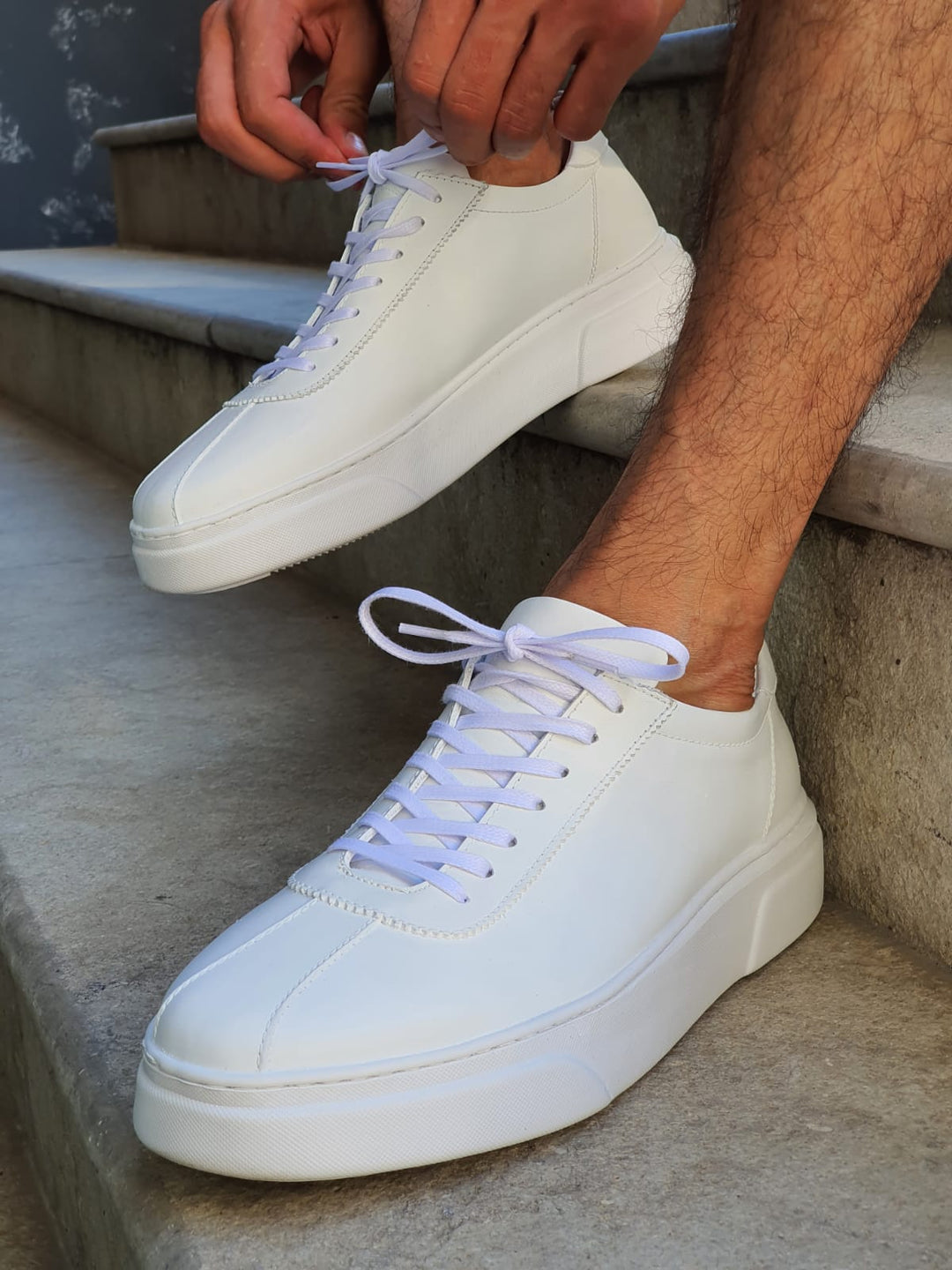 Verno MenStyleWith Edition White Eva Sole Sneakers - MenStyleWith