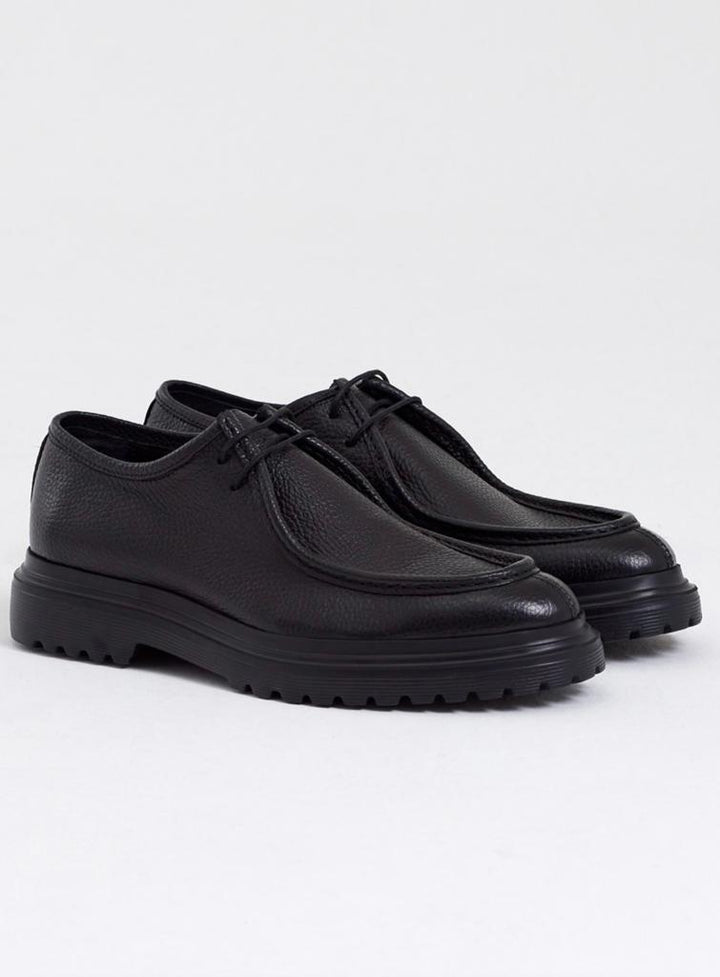 Eva Sole Lace Up Casual Shoes - Black