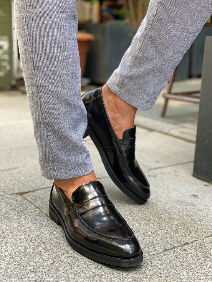 MenStyleWith Classic Black Leather Shoes - MENSTYLEWITH