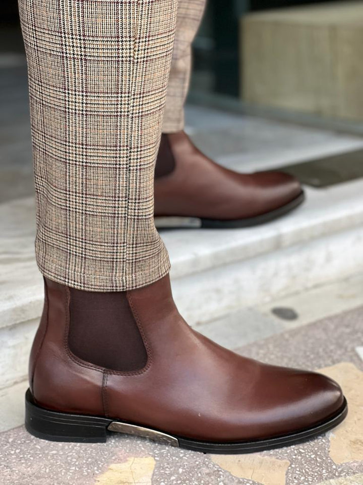 Brown Chelsea Boots For Men 