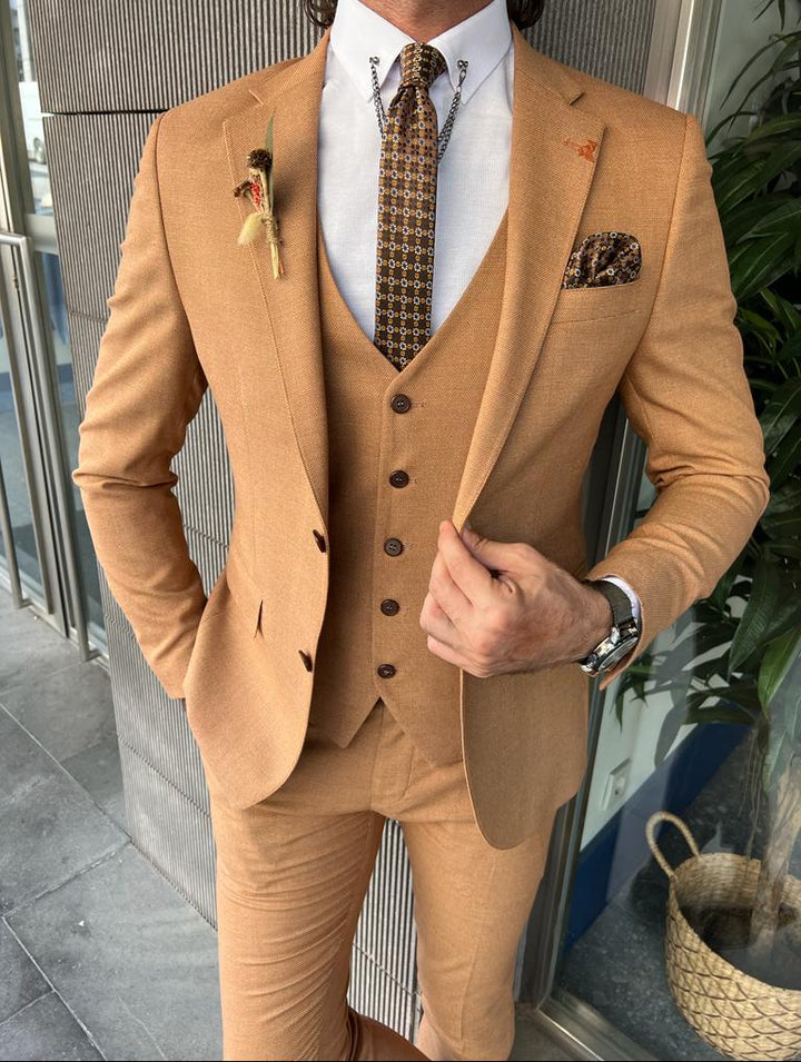 Single Collar Vest Suit