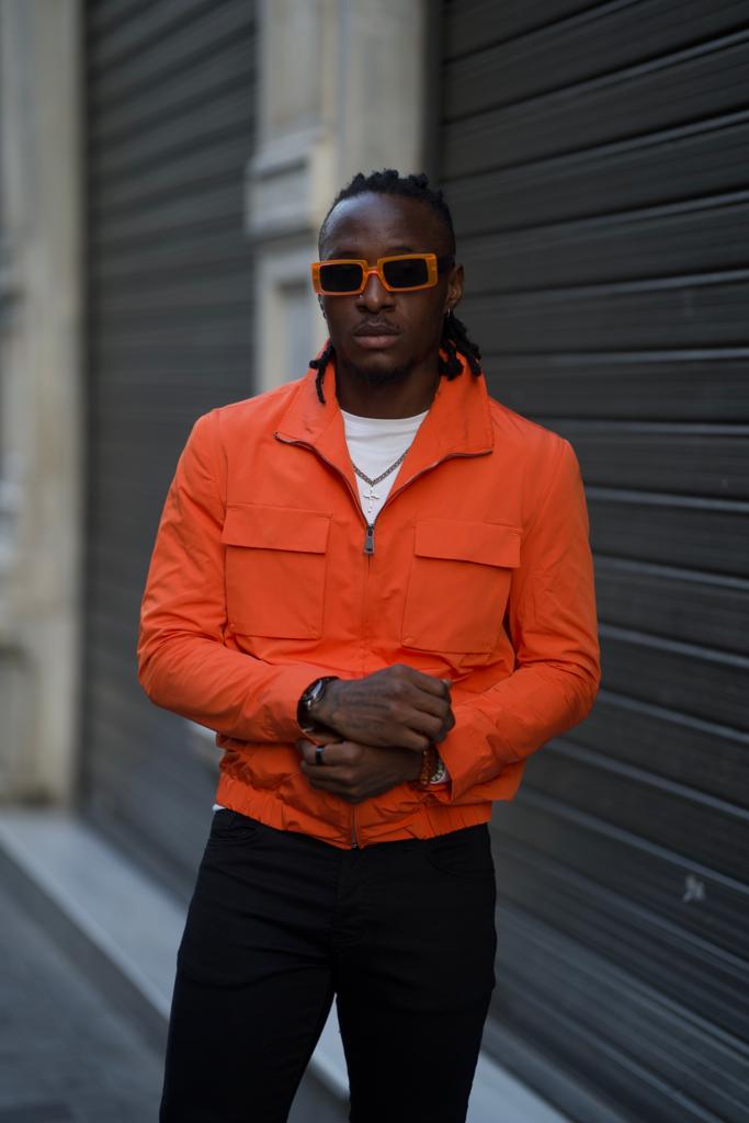 Bag Pocket Seasonal Coat- Orange