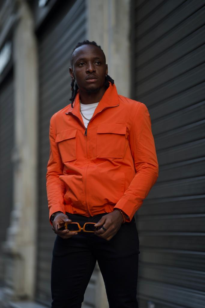 Bag Pocket Seasonal Coat- Orange