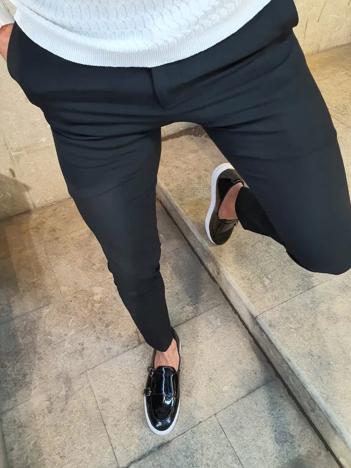 Black Fabric Pants
