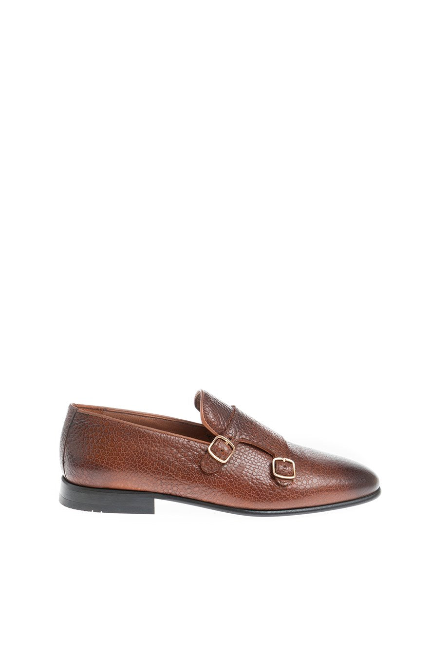Double Buckle Detail Special Design Loafer - MENSTYLEWITH