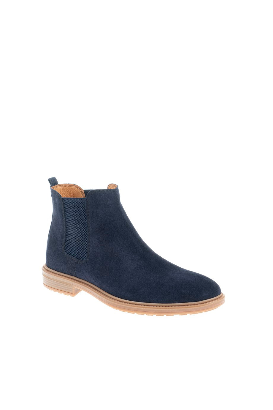 Eva Sole Genuine Suede Leather Chelsea Boots - MENSTYLEWITH