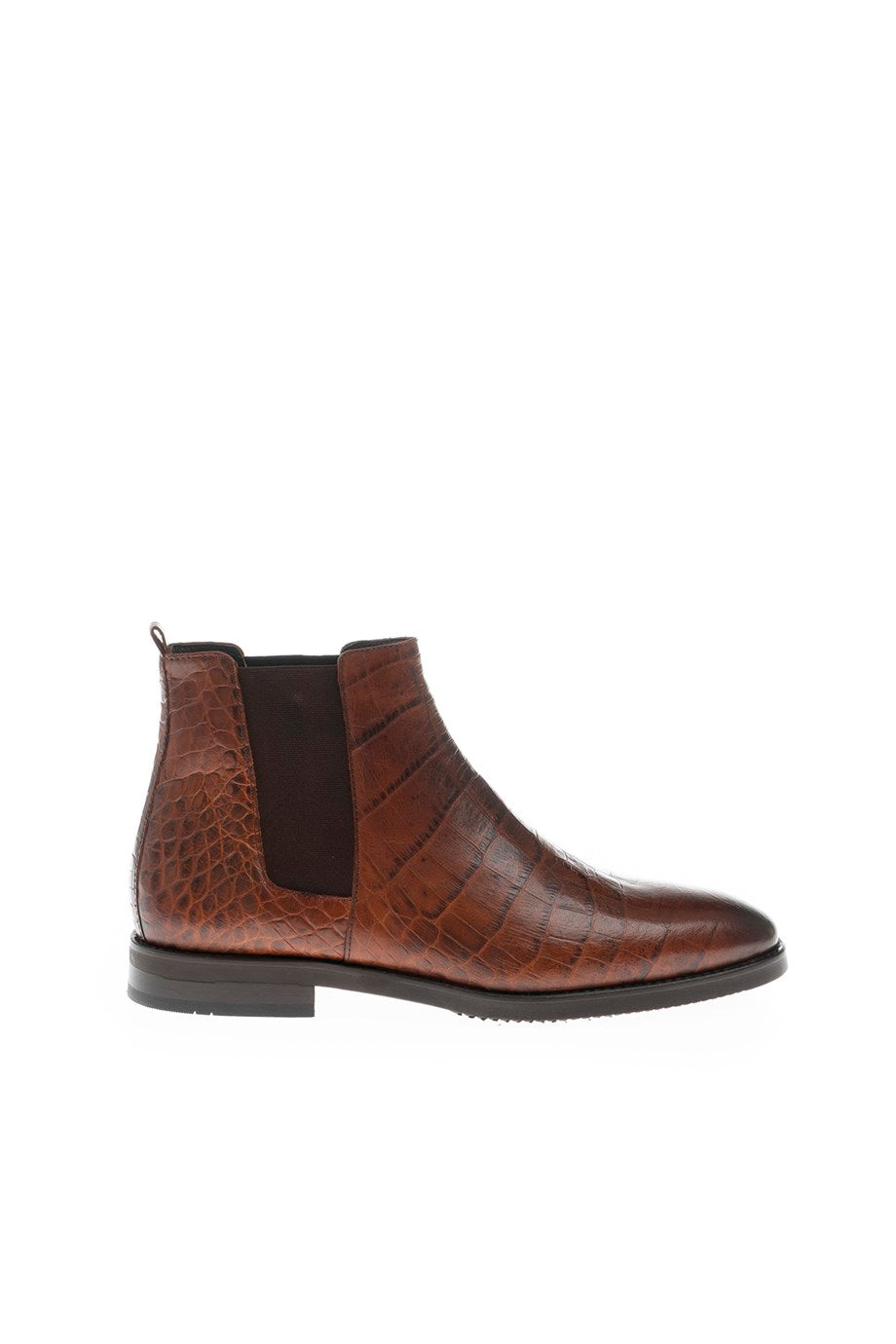 Eva Sole Crocodile Patterned Boots - MENSTYLEWITH