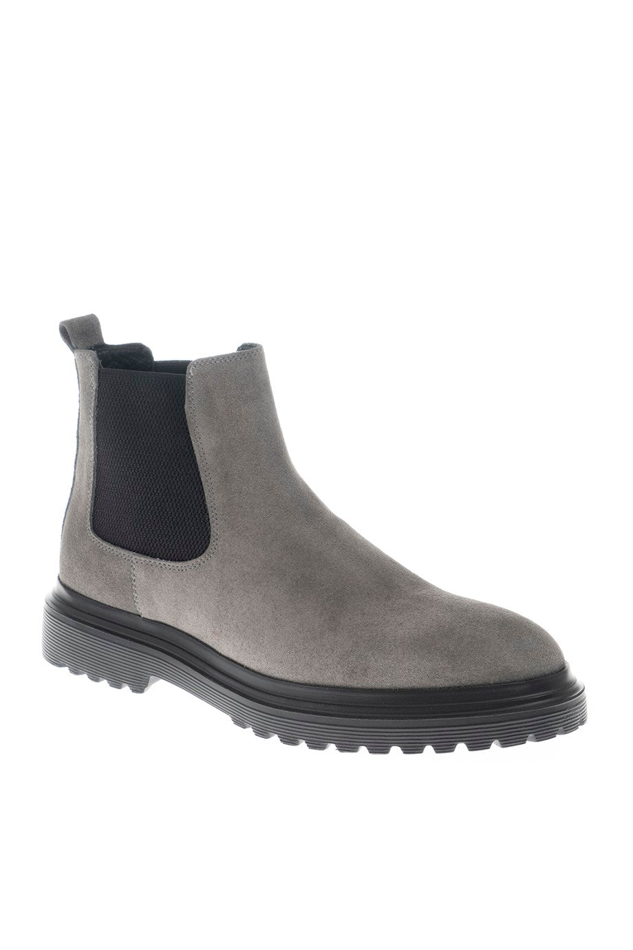 Chelsea Suede Boots Grey  - MENSTYLEWITH