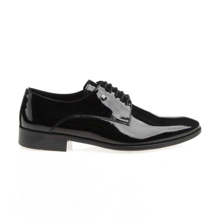 Inner Outer Genuine Leather Patent Leather Shoes - MENSTYLEWITH