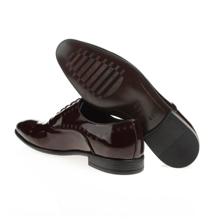 Interior Exterior Genuine Leather Patent Leather - MENSTYLEWITH