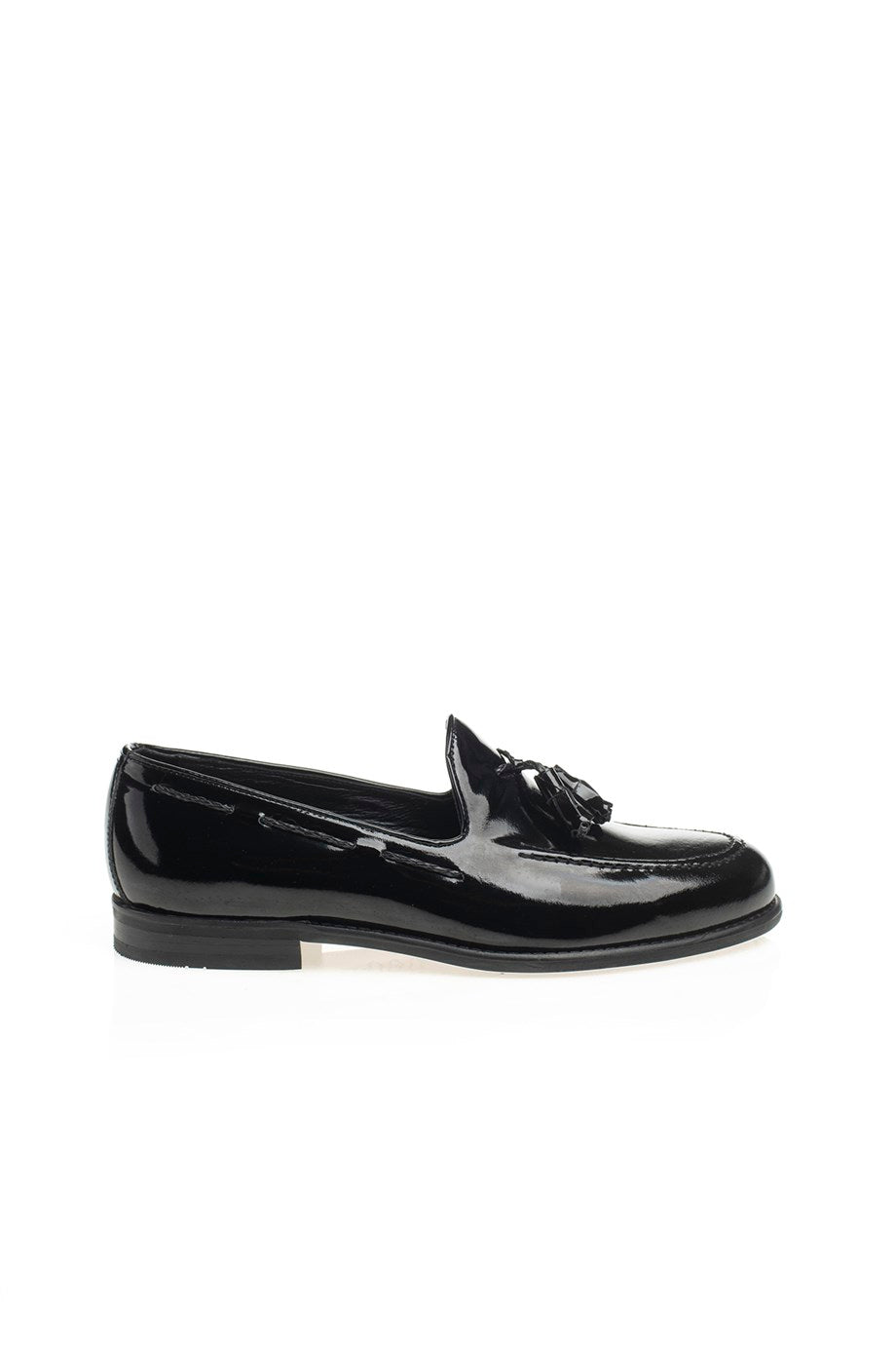 Inner Outer Genuine Patent Leather Shoes - MENSTYLEWITH