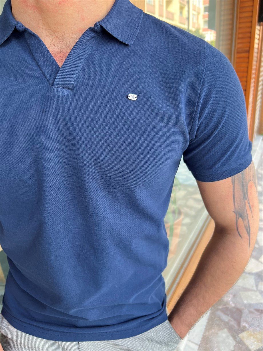 Casual Collar Slim Fit T-Shirt - MENSTYLEWITH