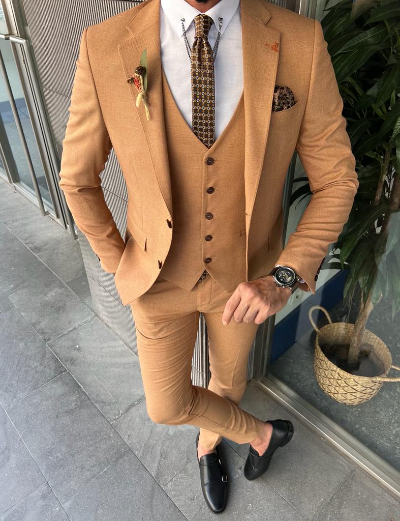 Single Collar Vest Suit