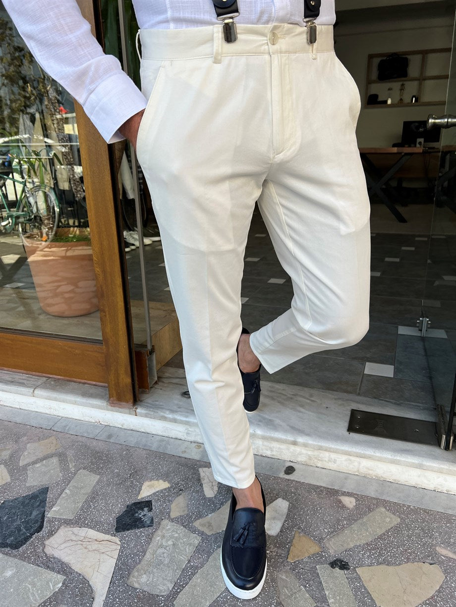 Buy Reiss Stone Kin Slim Fit Linen Trousers from the Next UK online shop