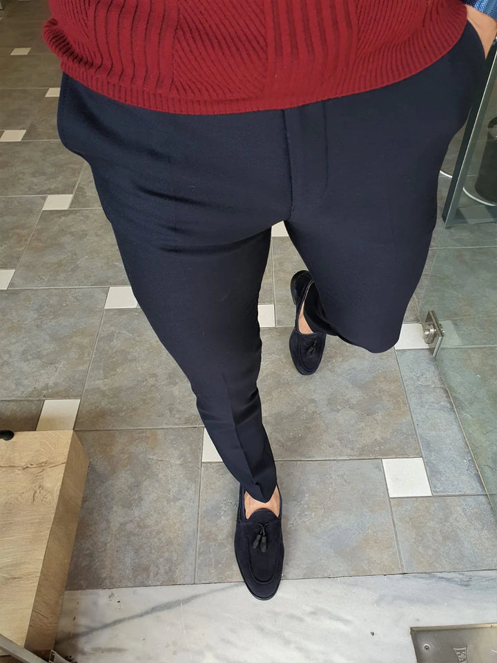 Pantalon bleu marine